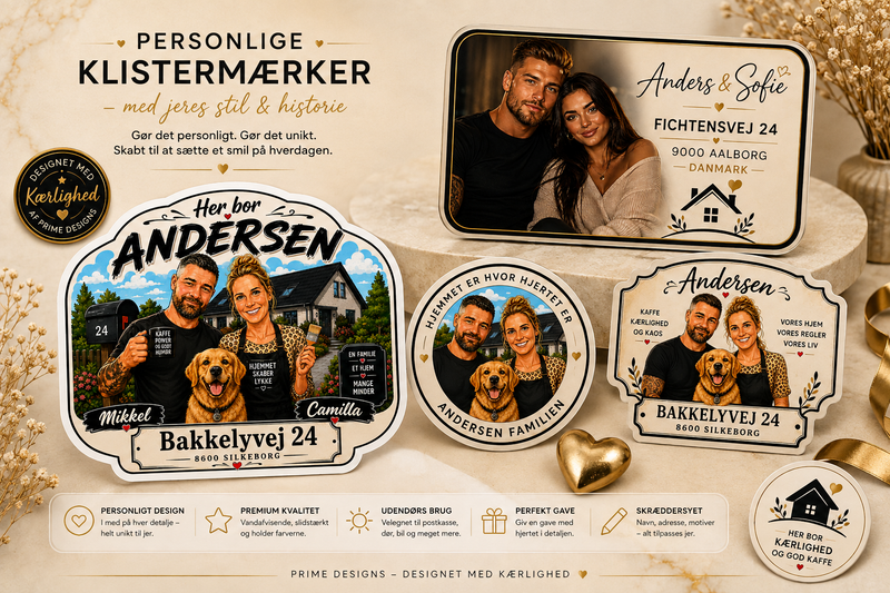 Personligt Postkasse/adresse skilt