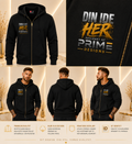 Hoodie med lynlås (Herre model)